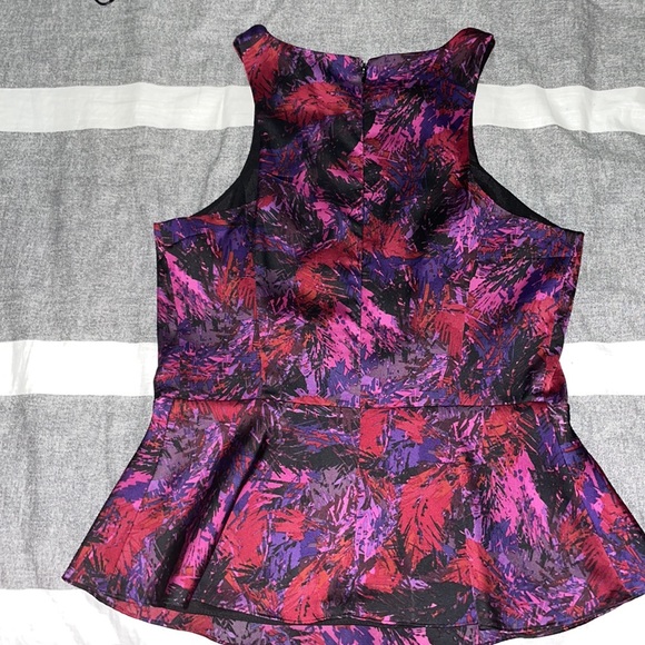 PURPLE SILKY TOP - Picture 4 of 4